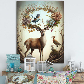 Deer With Blooming Antlers IV